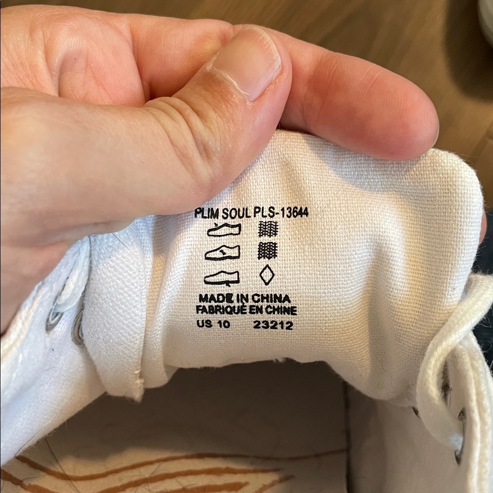 Taos White Canvas Low-Top Sneakers - Picture 5 of 5